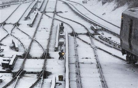 2月8日，紐約開始降雪。