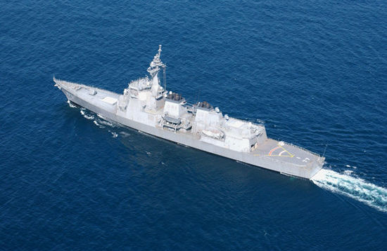 日本海上自衛(wèi)隊“愛拓”號導彈驅(qū)逐艦（DDG-177） 圖片：日本海上自衛(wèi)隊